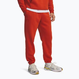 Férfi tréningnadrág Under Armour Essential Fleece Joggers surplus orange/surplus orange