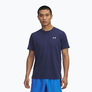 Férfi futópóló Under Armour UA Launch washed navy/reflective