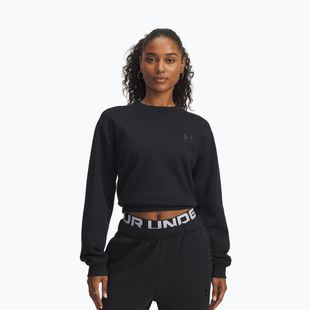 Női edzőpulóver Under Armour Icon Vida Fleece Crew black/black