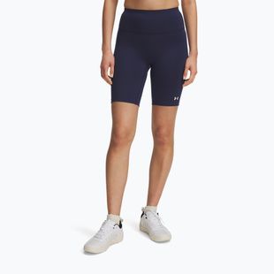 Női edzőshort Under Armour Motion Bike EMEA mosott tengerészkék/fehér