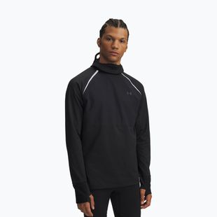 Férfi futópulóver Under Armour Velociti Pro Balaclava Hoodie black/reflective