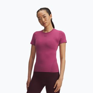 Női edzőpóló Under Armour Vanish Seamless fuchsia dusk/dark maroon/dark maroon