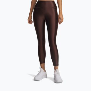 Női edzőleggings Under Armour Motion Shine Ankle kona brown/black