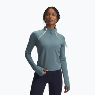 Női futó pulóver Under Armour Pro Half Zip jasper blue/reflective