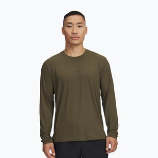 Férfi hosszú ujjú edzőpóló Under Armour Project Rock Iso Chill Expedition Green/Baroque Green