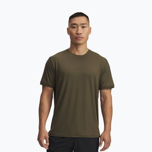 Férfi edzőpóló Under Armour Project Rock Iso Chill expedition green/baroque green