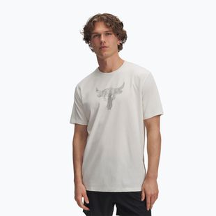 Férfi edzőpóló Under Armour Project Rock Payoff Graphic kőszín/fekete