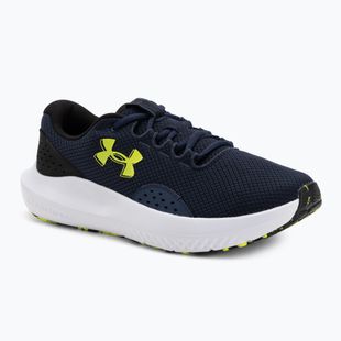 Férfi futócipők Under Armour Charged Surge 4 washed navy/black/high vis yellow