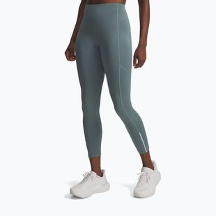Női futótights Under Armour Launch Ankle jasper blue/reflective
