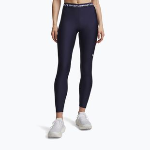 Női edzőleggingsek Under Armour HeatGear Leggings midnight navy/white