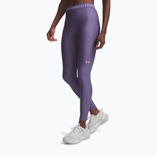 Női sportleggings Under Armour HeatGear purple luxe/purple crest