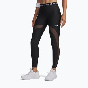 Férfi edzés leggings Under Armour HeatGear Mesh ultimate black/white
