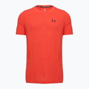 Férfi edzőpóló Under Armour Vanish Seamless venom red/black
