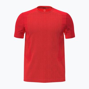 Férfi edzőpóló Under Armour Vanish Seamless venom red/black
