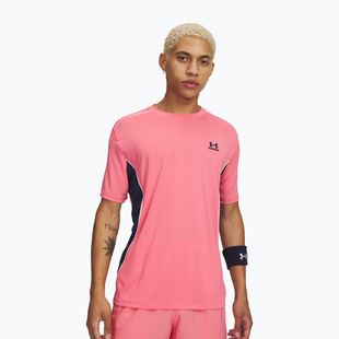 Férfi edzőpóló Under Armour Tech Sport bittersweet pink/academy