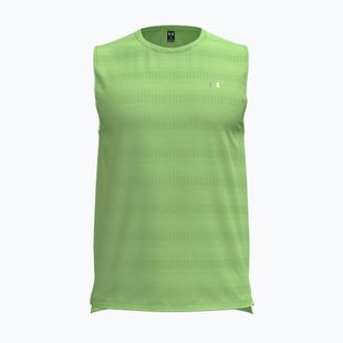 Under Armour Velociti Tank férfi futópóló lumos lime/white