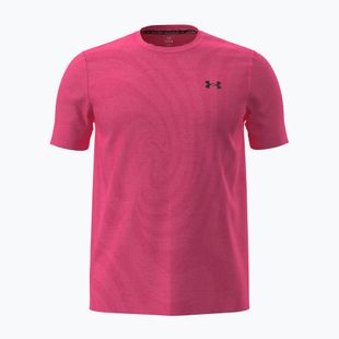 Férfi edzőpóló Under Armour Vanish Seamless Novelty bittersweet pink/black