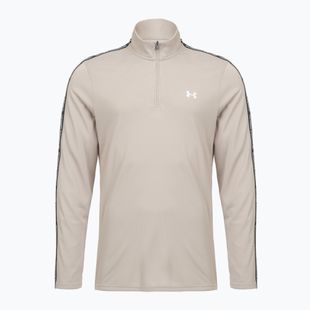Férfi pulóver Under Armour Tech Taping 1/2 Zip timberwolf taupe/black/white