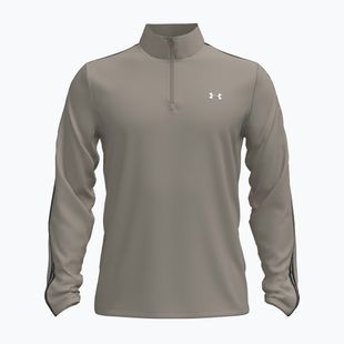 Férfi pulóver Under Armour Tech Taping 1/2 Zip timberwolf taupe/black/white
