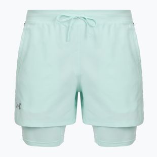 Férfi futóshort Under Armour Launch 5" 2IN1 refresh mint/castlerock