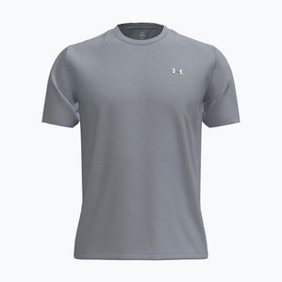 Férfi edzőpóló Under Armour Tech Taping mod gray/black/lumos lime