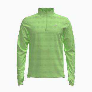 Férfi futó pulóver Under Armour Velociti 1/4 Zip lumos lime/white