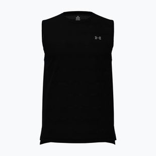 Under Armour Velociti Tank férfi futópóló black/black/metallic silver