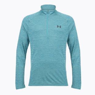 Férfi hosszú ujjú felső Under Armour Tech Textured 1/2 Zip Boundless Blue/Black