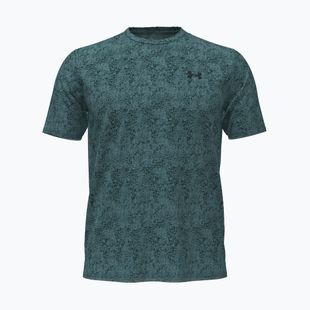 Férfi edzőpóló Under Armour Tech Tee Pixelate rack green/black