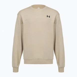 Férfi pulóver Under Armour Rival LW Crew city khaki/black