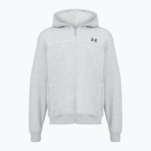 Férfi pulóver Under Armour Rival LW FZ mod gray light heather/black