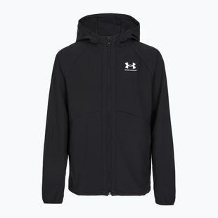Férfi edződzseki Under Armour Vibe Woven Windbreaker Jacket black/white