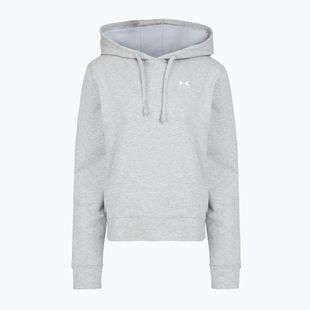 Női pulóver Under Armour Sport Terry Hoodie mid gray light heather/white