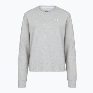 Női pulóver Under Armour Sport Terry Crew mod gray light heather/white