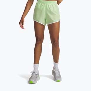 Női futóshort Under Armour Fly By 3" lumos lime/white