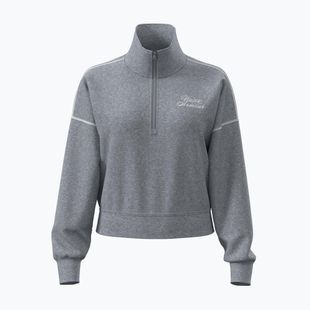 Női pulóver Under Armour Rival Fleece Script HZ mod gray light heather/white