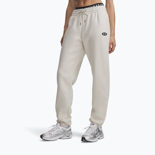 Női nadrág Under Armour Icon Fleece Nov Jogger summit white/white