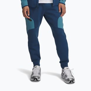 Férfi nadrág Under Armour Unstoppable Fleece wham blue/boundless blue/black