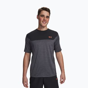 Férfi edzőpóló Under Armour Tech Utility black/venom red