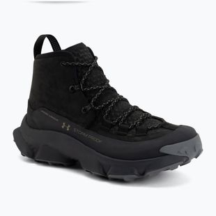 Férfi túracipők Under Armour Charged Expanse Mid LTHR WP Black/Anthracite/Bayou