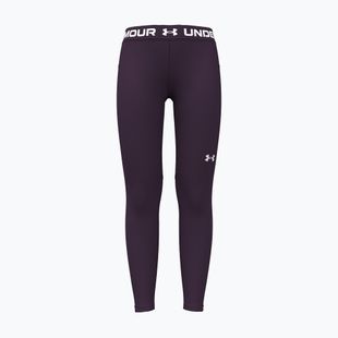 Gyerek leggingsek Under Armour HeatGear Leggings purple echo/white