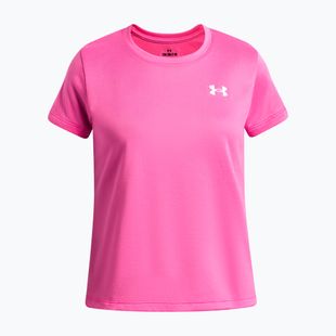 Gyerek edző póló Under Armour Tech SSC SS pink frenzy/white