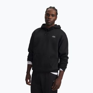 Férfi pulóver Under Armour Rival Fleece Hoodie ultimate black/white