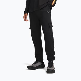 Férfi nadrág Under Armour Rival Fleece Cargo ultimate black/white