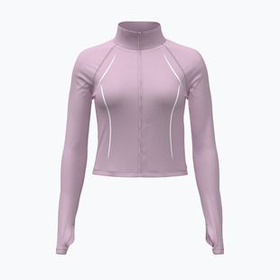 Női edzőpulóver Under Armour Meridian Contour Full Zip mauve pink/white/mauve pink