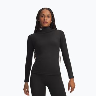 Női edző hosszú ujjú póló Under Armour ColdGear Mock LS ultimate black/white