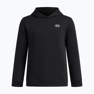 Gyerekpulóver Under Armour B Rival Fleece Hoodie ultimate black/white