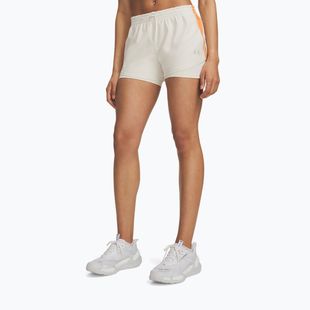 Női futónadrág Under Armour Velociti Pro 4" 2N1 Shorts stone/reflective