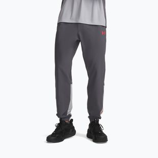 Férfi edzőnadrág Under Armour Tech Utility Woven Pants castlerock/mod gray/racer red