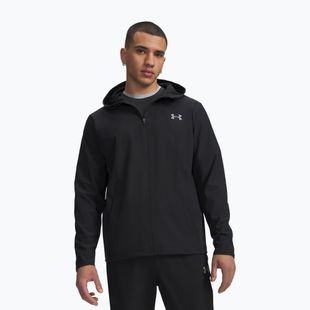 Férfi edződzseki Under Armour Tech Utility Woven Jacket black/black/steel